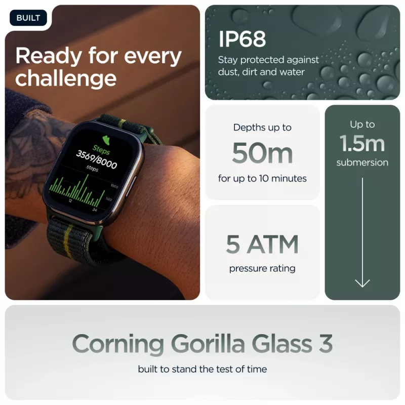 Motorola Solutions Watch Fit žalias (PG38C07182)