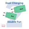 “Club 3D” 2 vnt. USB-C įkroviklių rinkinys 30 W – du 30 W USB-C maitinimo adapteriai