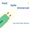 “Club 3D” 2 vnt. USB-C įkroviklių rinkinys 30 W – du 30 W USB-C maitinimo adapteriai