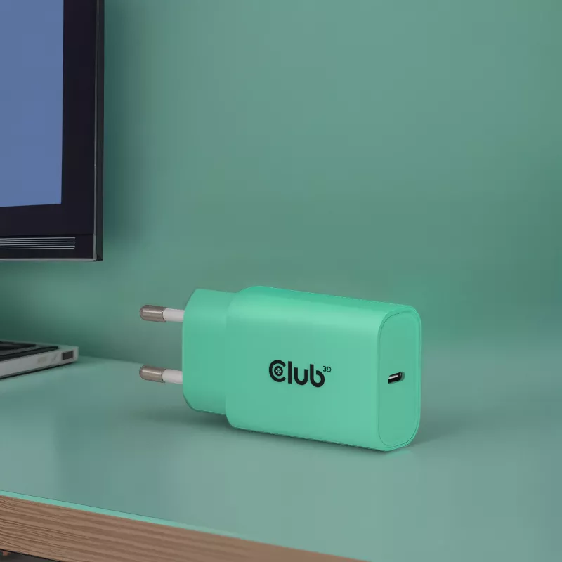 “Club 3D” 2 vnt. USB-C įkroviklių rinkinys 30 W – du 30 W USB-C maitinimo adapteriai
