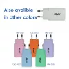 USB-C įkroviklių rinkinys 2 vnt. CLUB3D CAC-3020, 30 W, baltas