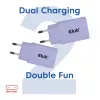 Club 3D USB-C įkroviklis 30W 2 vnt. komplektas kompaktiškas telefonams ir planšetėms