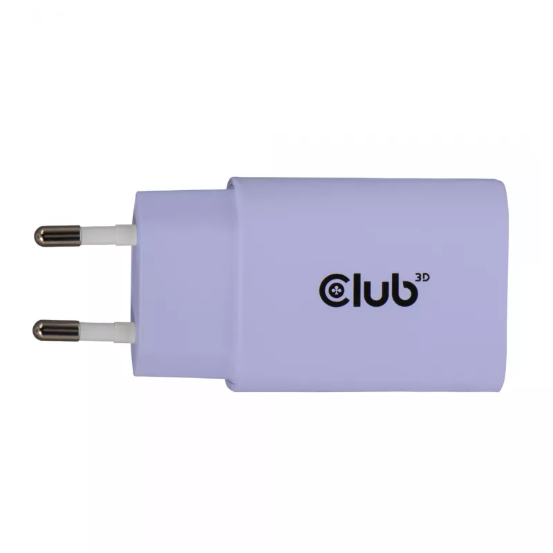 Club 3D USB-C įkroviklis 30W 2 vnt. komplektas kompaktiškas telefonams ir planšetėms
