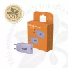 Club 3D USB-C įkroviklis 30W 2 vnt. komplektas kompaktiškas telefonams ir planšetėms