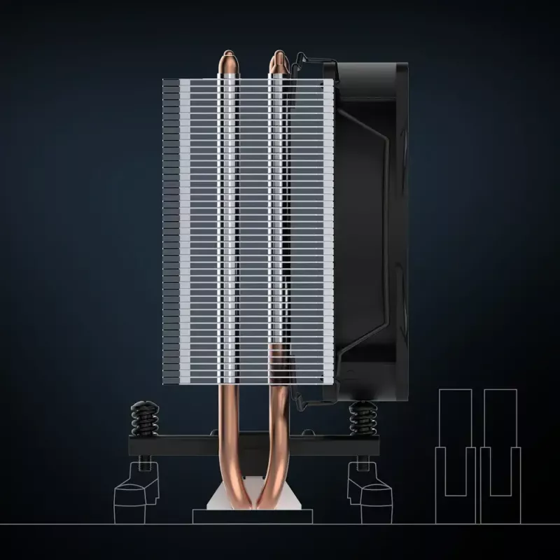 Oro aušintuvas ARCTIC Freezer 8A kompaktiškas AMD CPU aušintuvas