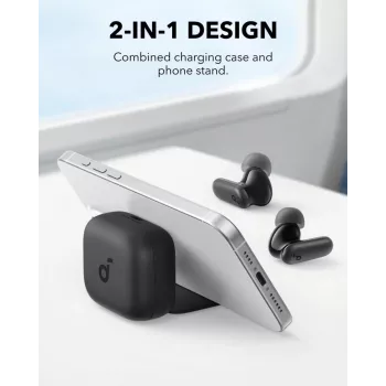 Ausinės ANKER Soundcore P30i – juodos, triukšmo slopinimas, Bluetooth 5.4