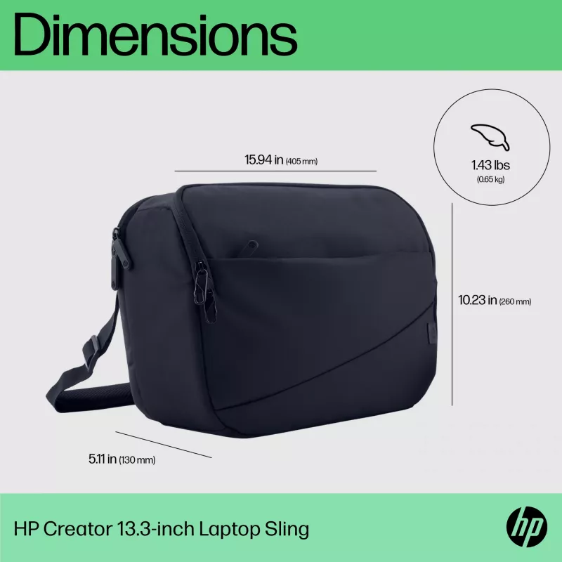 HP Creator 13.3 colių nešiojamojo kompiuterio diržinė kuprinė
