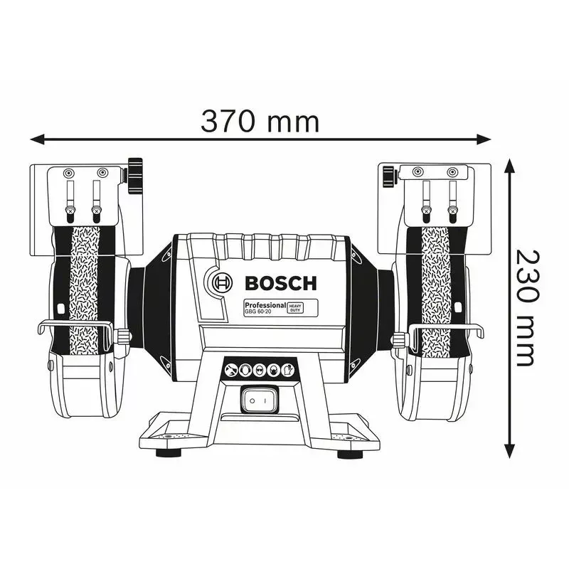 Bosch 0 601 27A 400 šlifavimo staklės 3600 RPM 600 W