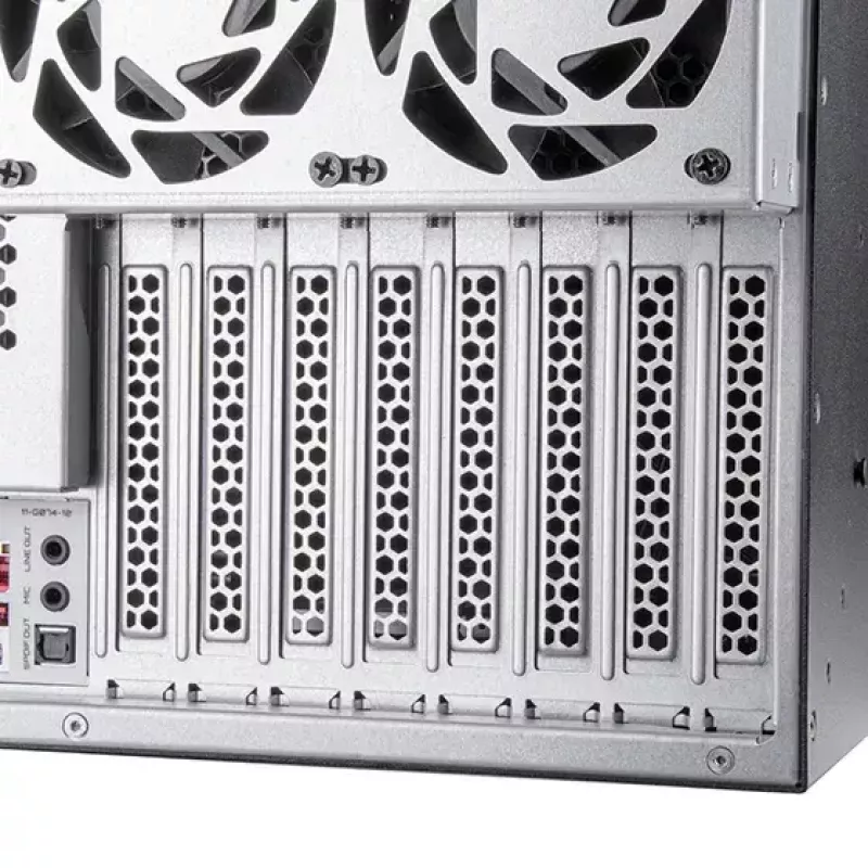 Server Rack korpusas SilverStone RM52 juodas ATX SFX 440x550x220 mm