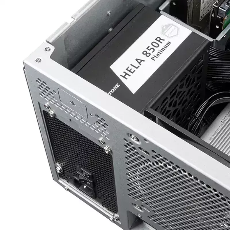 Server Rack korpusas SilverStone RM52 juodas ATX SFX 440x550x220 mm