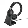 Jabra Evolve2 65 USB-C Juoda MS Įkrovimo stovas Stereo