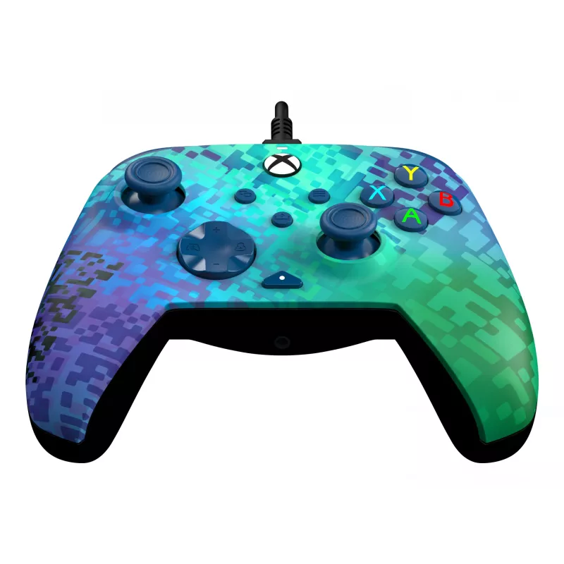 PDP Rematch Advanced juodas, žalias USB žaidimų pultas analoginis / skaitmeninis PC, Xbox One, Xbox Series S, Xbox Series X
