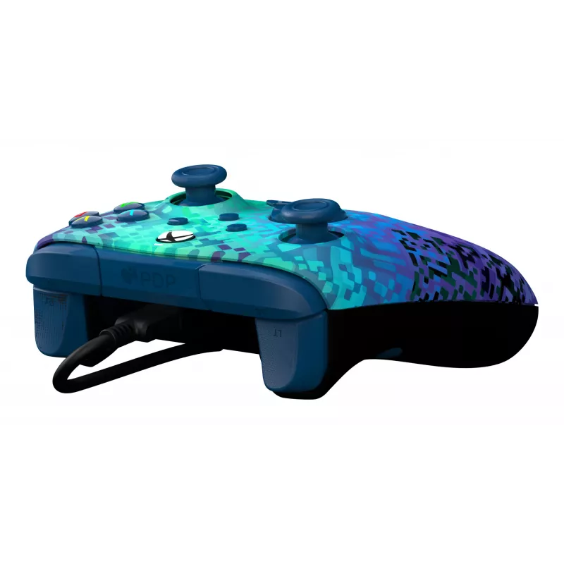 PDP Rematch Advanced juodas, žalias USB žaidimų pultas analoginis / skaitmeninis PC, Xbox One, Xbox Series S, Xbox Series X