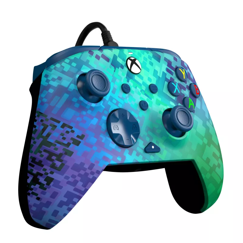 PDP Rematch Advanced juodas, žalias USB žaidimų pultas analoginis / skaitmeninis PC, Xbox One, Xbox Series S, Xbox Series X