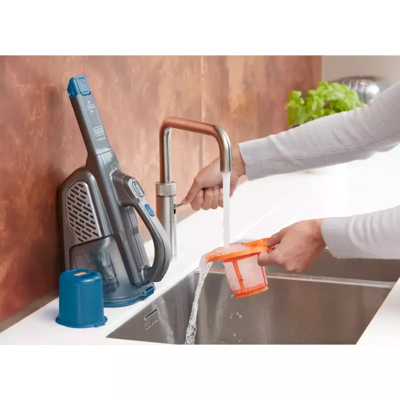Nešiojamas dulkių siurblys Black & Decker BHHV520BF-QW, belaidis, sausas valymas, 35 W, 0,7 L talpa, 21 min. veikimo laikas, 1,2 kg