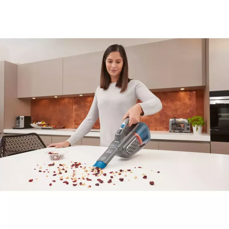 Nešiojamas dulkių siurblys Black & Decker BHHV520BF-QW, belaidis, sausas valymas, 35 W, 0,7 L talpa, 21 min. veikimo laikas, 1,2 kg