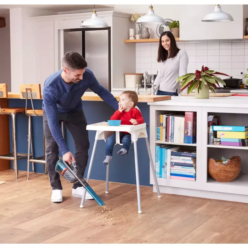 Nešiojamas dulkių siurblys Black & Decker BHHV520BF-QW, belaidis, sausas valymas, 35 W, 0,7 L talpa, 21 min. veikimo laikas, 1,2 kg