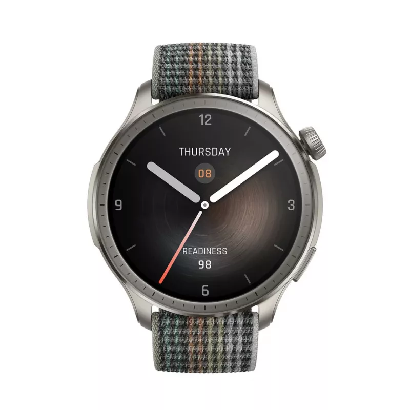 Amazfit Balance 3.81 cm (1,5 colio) AMOLED 46 mm Skaitmeninis 480 x 480 pikselių Liečiamas ekranas Pilka Wi-Fi GPS (palydovas)