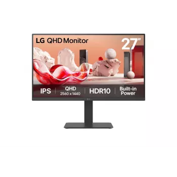 LG 27BA45QB-B monitor 68,6 cm (27 colių) QHD IPS LCD juodas