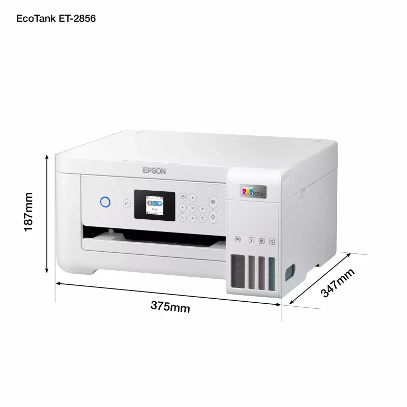 Epson EcoTank ET-2856 rašalinis daugiafunkcis įrenginys A4, 5760 x 1440 DPI, 33 ppm, Wi-Fi