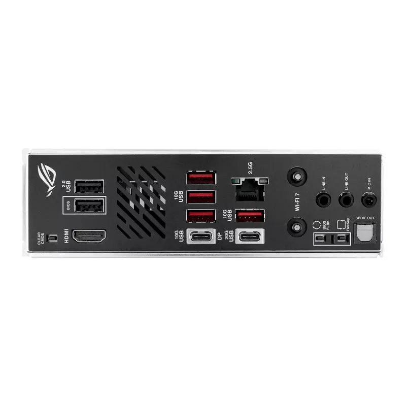 Motininė plokštė ASUS ROG STRIX B850-I GAMING WIFI, AMD B850, Socket AM5, mini ITX, 2x DDR5, Wi-Fi 7, 2.5Gb LAN