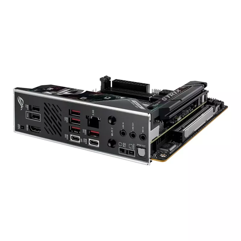 Motininė plokštė ASUS ROG STRIX B850-I GAMING WIFI, AMD B850, Socket AM5, mini ITX, 2x DDR5, Wi-Fi 7, 2.5Gb LAN
