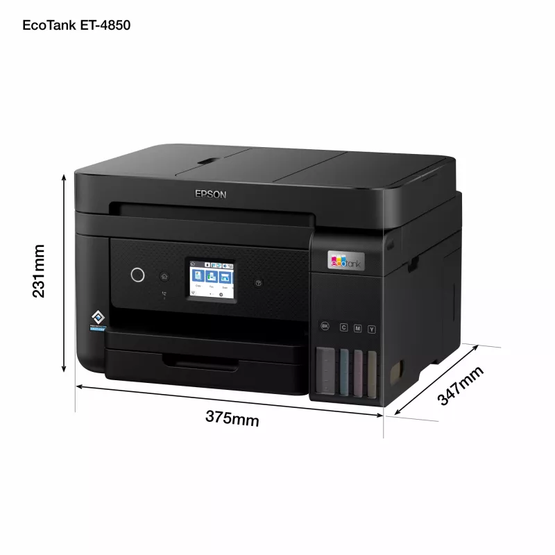 Epson EcoTank ET-4850 spausdintuvas rašalinis A4 4800 x 1200 DPI 33 ppm Wi-Fi
