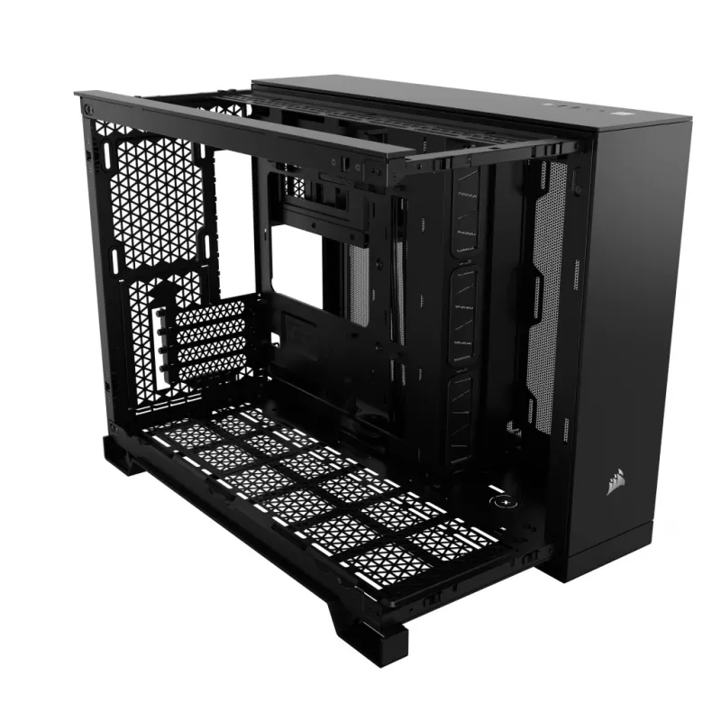 CORSAIR 2500X Dual Chamber vidutinis bokštas, juodas