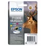 Epson Stag Multipack 3 spalvos T1306 DURABrite Ultra rašalas, didelės talpos (XL), ciangentinė, raudona, geltona, pigmentinis rašalas, 10,1 ml, 1 vnt., kelių pakuotė