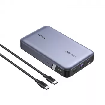 Ugreen 25188 nešiojamas akumuliatorius 20000 mAh Pilka