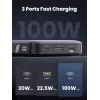 Ugreen 25188 nešiojamas akumuliatorius 20000 mAh Pilka