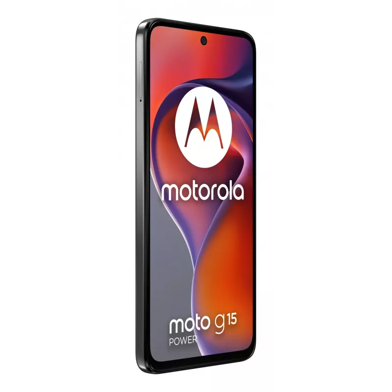 Motorola moto g15 power 17,1 cm (6,72 colio) Dual SIM Android 15 4G USB Type-C 8 GB 256 GB 6000 mAh Pilka