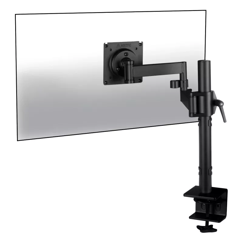 ARCTIC X1 - stalo monitoriaus laikiklis, spaustuvas, 10 kg, 101,6 cm (40 col.), 109,2 cm (43 col.), 100 x 100 mm, juodas