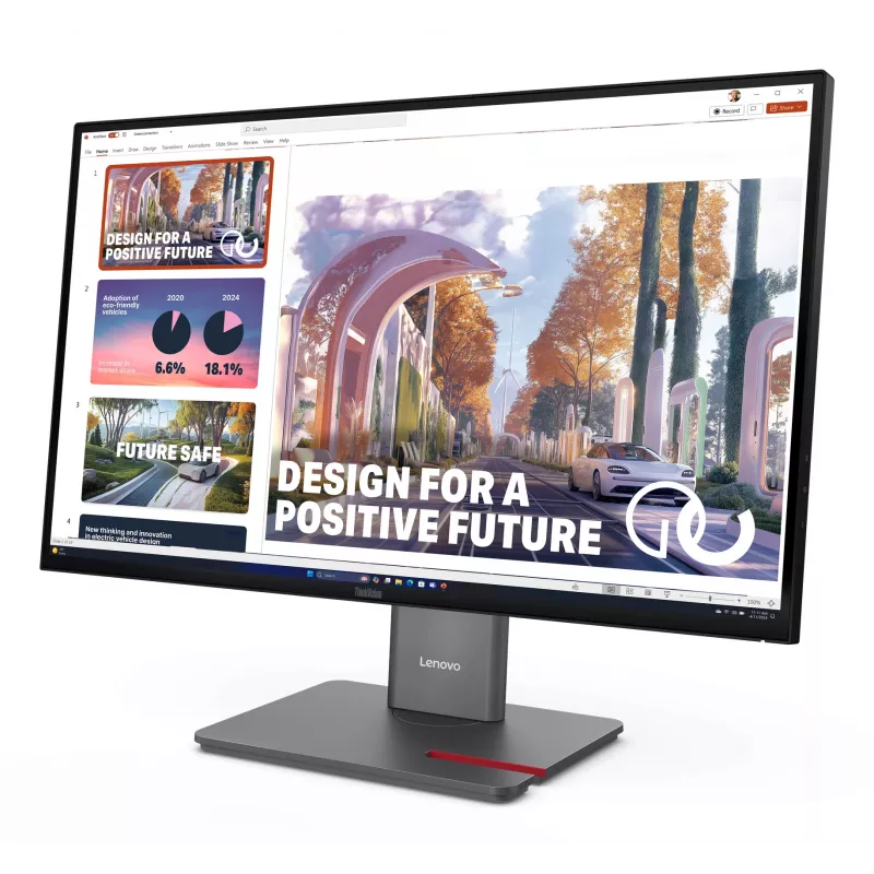 Monitorius Lenovo ThinkVision P27QD-40, 68,6 cm (27 col.), 2560 x 1440 pikseliai, WQHD, LED, 6 ms, juodas