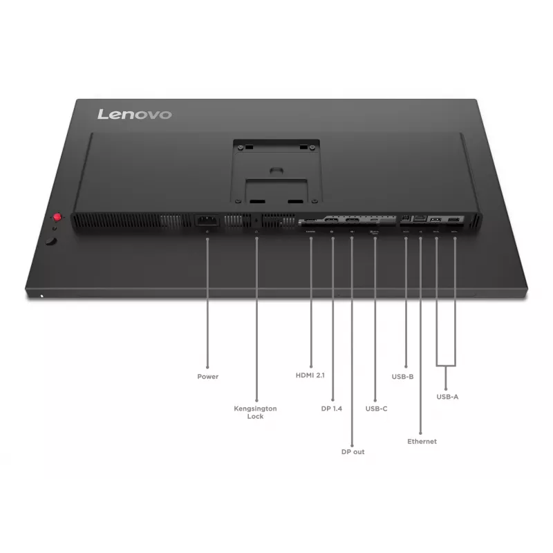 Monitorius Lenovo ThinkVision P27QD-40, 68,6 cm (27 col.), 2560 x 1440 pikseliai, WQHD, LED, 6 ms, juodas