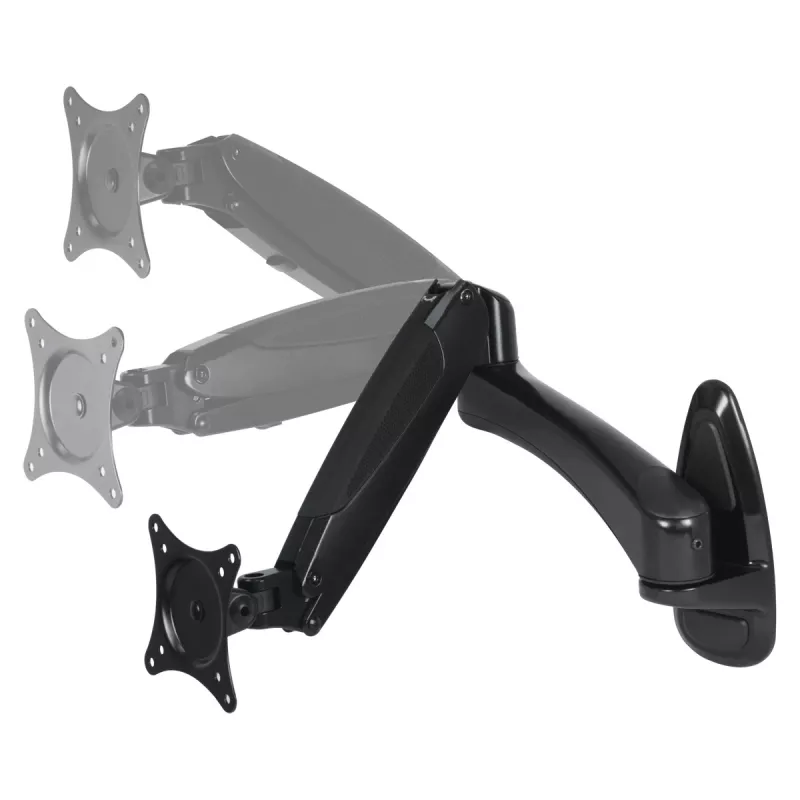 ARCTIC W1-3D – Sieninis monitoriaus laikiklis su dujine pakėlimo technologija, 8 kg, 33 cm (13 col.), 81,3 cm (32 col.), 75 x 75 mm, 100 x 100 mm, juodas
