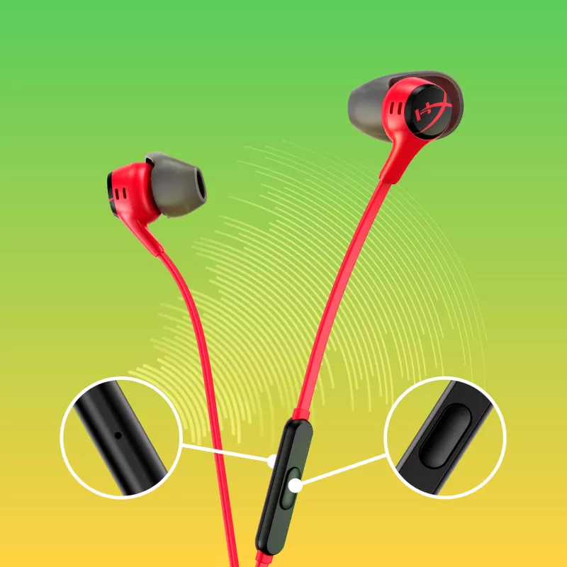 HyperX Cloud Earbuds II juodi