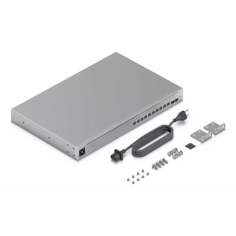 UBIQUITI NETWORKS Unifi Switch USW-PRO-XG-10-POE 1U, profesionalus 10 prievadų, L3