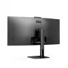 AOC CU34V5CW 86,4 cm (34 colių) WQHD lenktas monitorius su USB-C, MultiView ir Windows Hello kamera