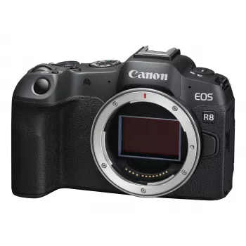 Canon EOS R8, 24,2 MP, 6000 x 4000 pikseliai, CMOS, 4K Ultra HD, liečiamasis ekranas, juoda