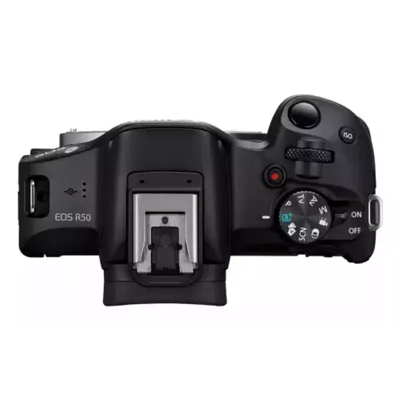 Canon EOS R50 veidrodinis fotoaparatas 24,2 MP CMOS 6000 x 4000 pikselių juodas