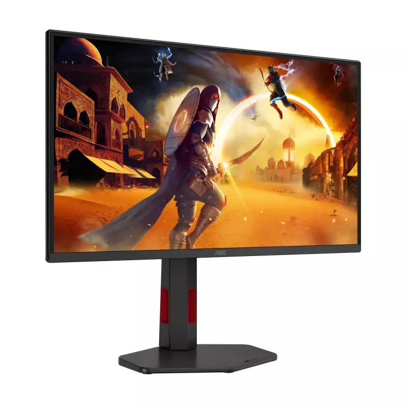 AOC G4 Q25G4SR žaidimų monitorius 62,2 cm (24,5 colio) 2560 x 1440 pikselių Quad HD LED Juodas, Raudonas