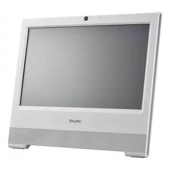 Shuttle All-In-One Barebone X50V9, 15.6 colio vieno prisilietimo ekranas (varžinis), Celeron 7305U, WiFi, IP54, be ventiliatoriaus, 24/7 nuolatinis darbas