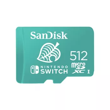 WESTERN DIGITAL SanDisk Micro SDXC kortelė, skirta Nintendo Switch 512GB UHS-1 100MB/s