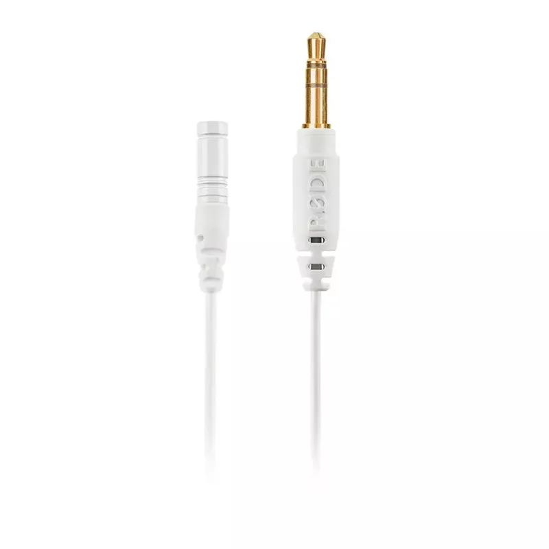 Lavalier mikrofonas RØDE LAVALIER GO – segtukinis, kondensatorinis, omnikryptis, 3,5 mm, 20–20000 Hz, baltas/juodas
