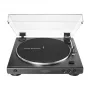 Pilnai automatinė diržinė vinilinė patefonė Audio-Technica AT-LP60X juoda
