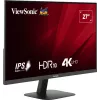 Viewsonic VA2708-4K-HD 27 colių 4K Ultra HD LED monitorius, juodas