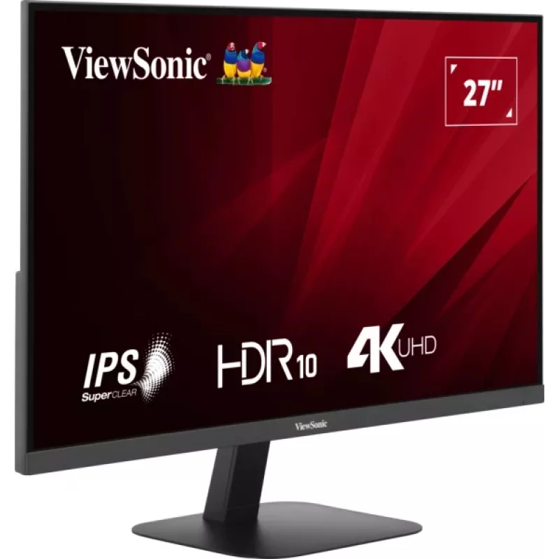 Viewsonic VA2708-4K-HD 27 colių 4K Ultra HD LED monitorius, juodas