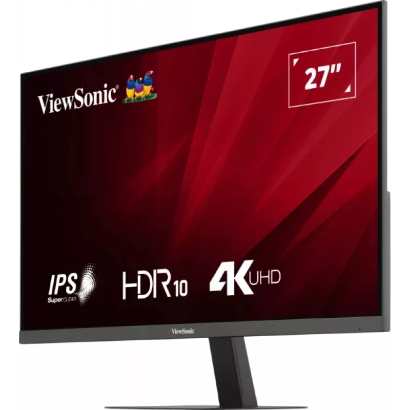 Viewsonic VA2708-4K-HD 27 colių 4K Ultra HD LED monitorius, juodas