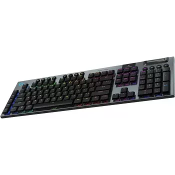 LOGITECH G915 X Lightspeed belaidė žemo profilio žaidimų klaviatūra – juoda – QWERTY US International – lytėjimo
